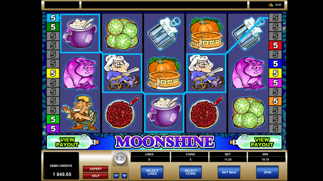 Онлайн слот Moonshine