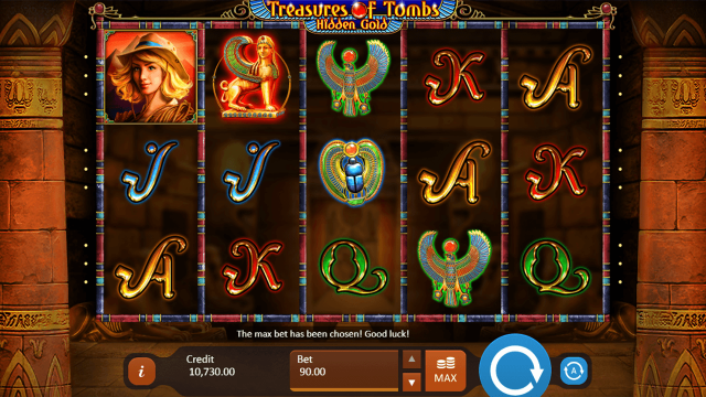 Игровой аппарат Treasures Of Tombs: Hidden Gold