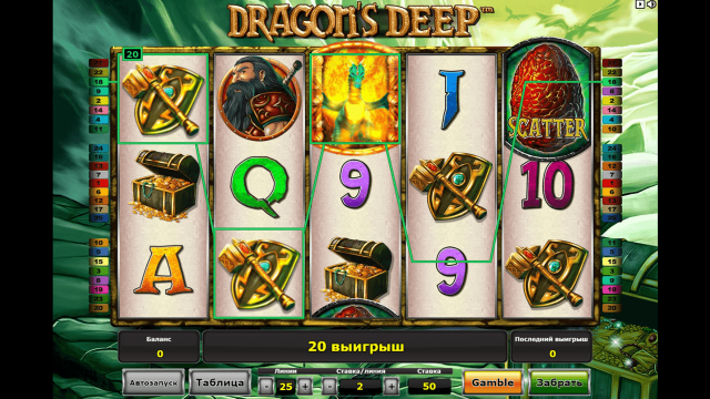 Популярный автомат Dragon's Deep