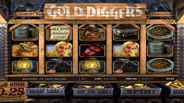 Популярный аппарат Gold Diggers