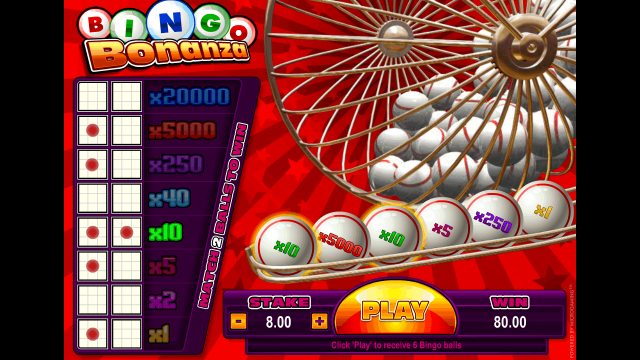 Популярный аппарат Bingo Bonanza