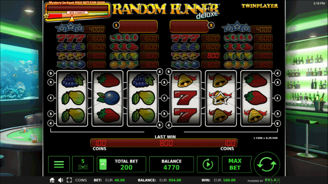 Популярный аппарат Random Runner Deluxe