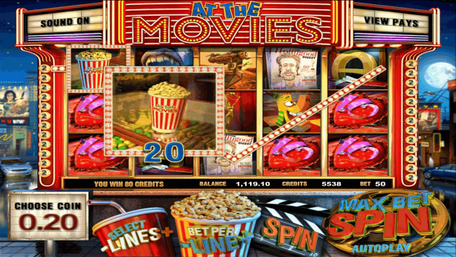 Онлайн автомат At The Movies