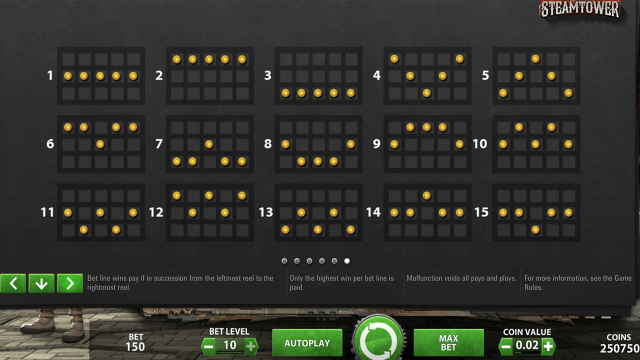 Игровой автомат Steam Tower