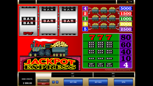 Игровой аппарат Jackpot Express