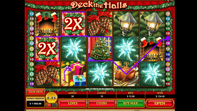 Популярный автомат Deck The Halls