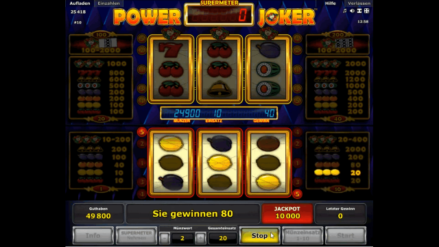 Онлайн аппарат Power Joker