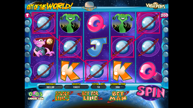 Игровой слот Out Of This World