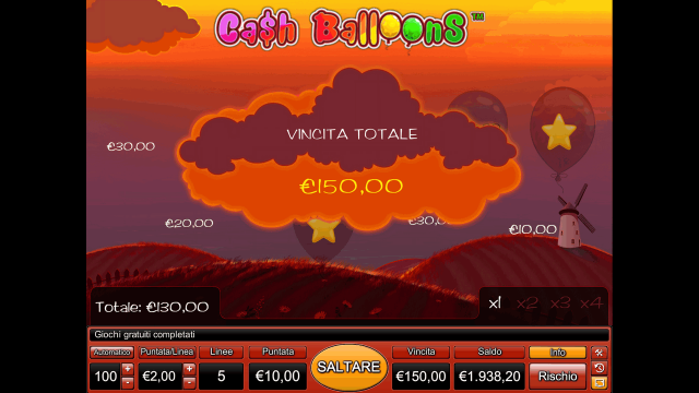 Онлайн слот Cash Balloons