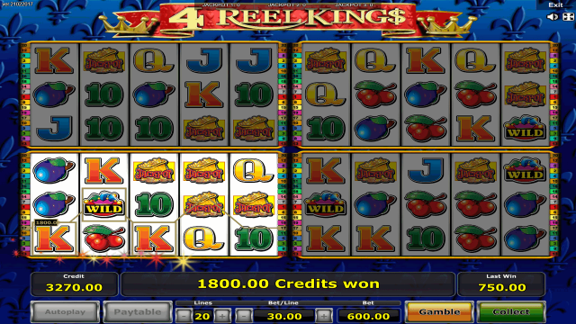 Популярный аппарат 4 Reel Kings