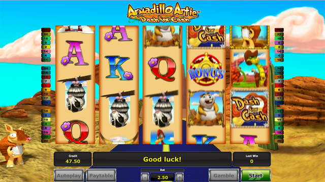 Онлайн слот Armadillo Artie
