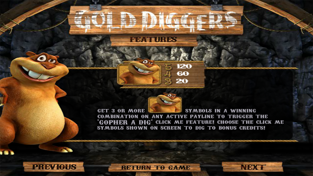 Онлайн автомат Gold Diggers