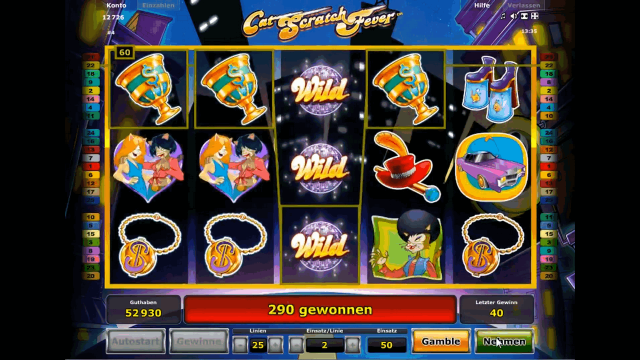 Игровой слот Cat Scratch Fever