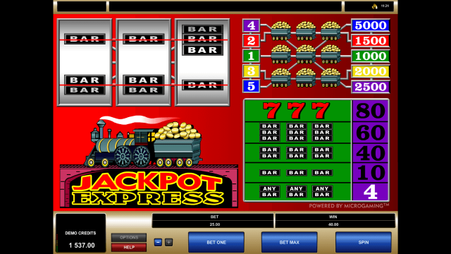 Онлайн аппарат Jackpot Express