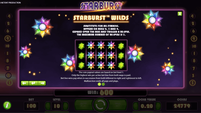Популярный аппарат Starburst