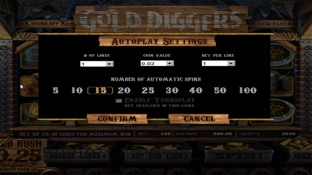 Популярный аппарат Gold Diggers
