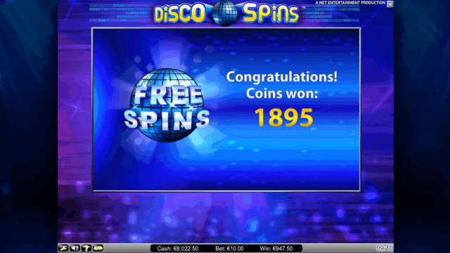 Популярный автомат Disco Spins