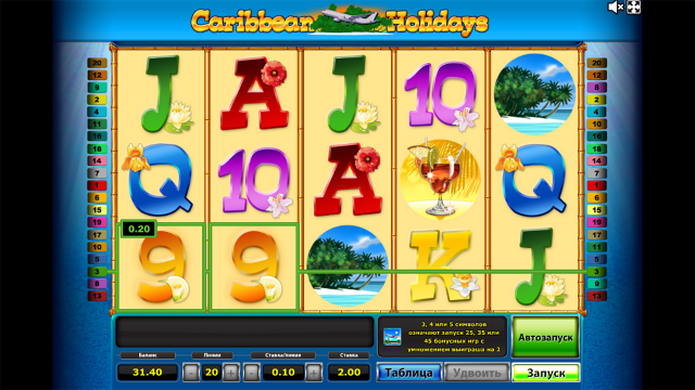 Популярный аппарат Caribbean Holidays