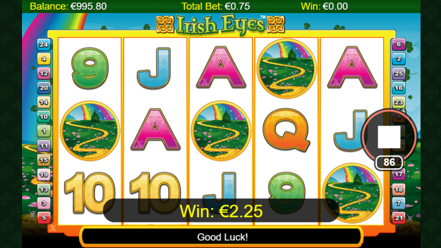 Популярный автомат Irish Eyes