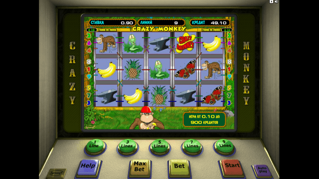 Игровой слот Crazy Monkey