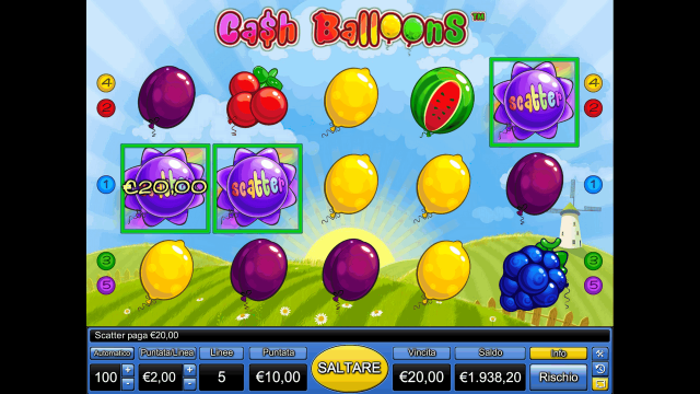 Онлайн автомат Cash Balloons