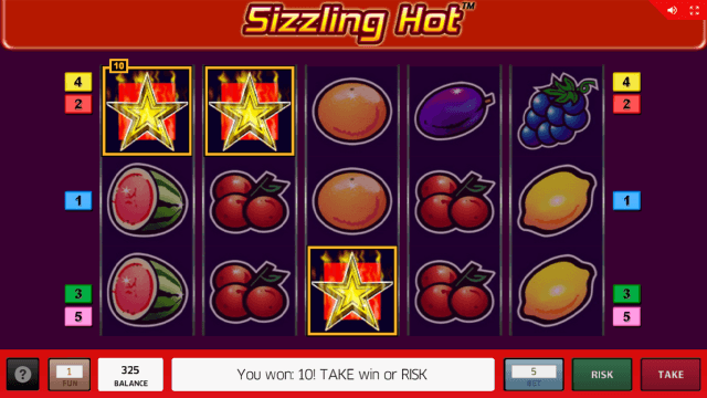Игровой автомат Sizzling Hot