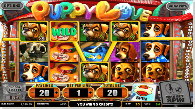 Игровой слот Puppy Love