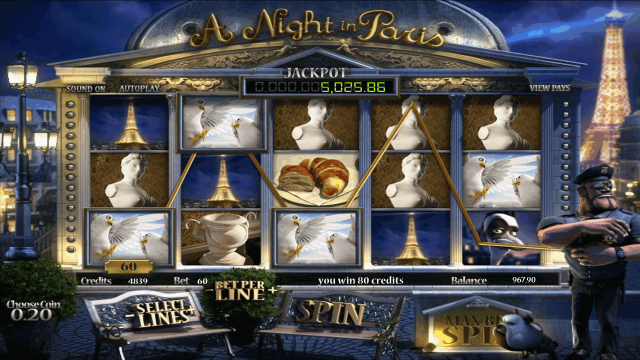 Онлайн автомат A Night In Paris