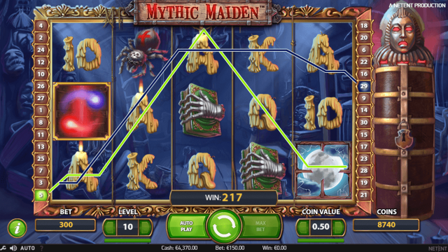 Онлайн слот Mythic Maiden