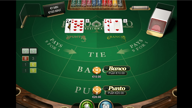 Онлайн слот Punto Banco Professional Series