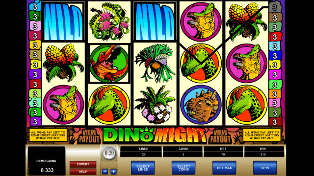 Игровой автомат Dino Might