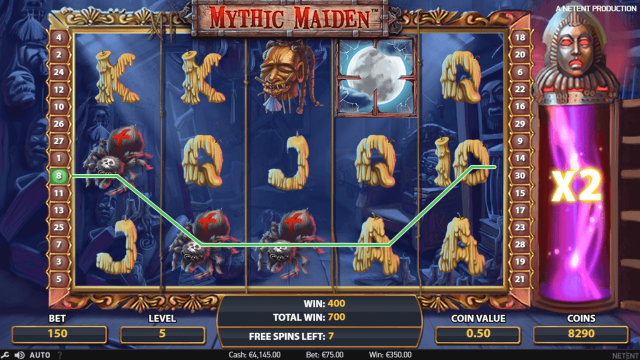 Онлайн слот Mythic Maiden