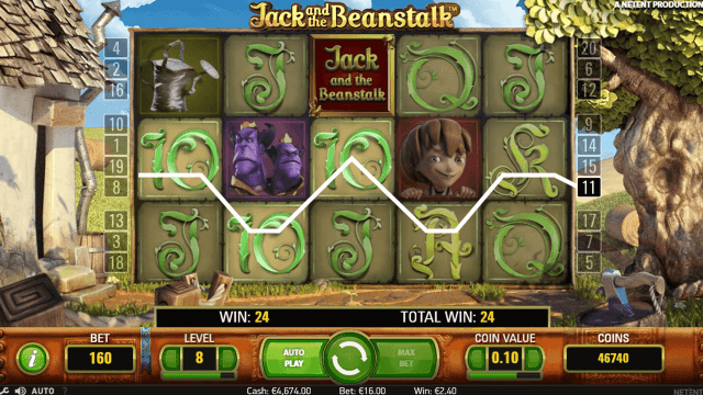 Онлайн автомат Jack And The Beanstalk