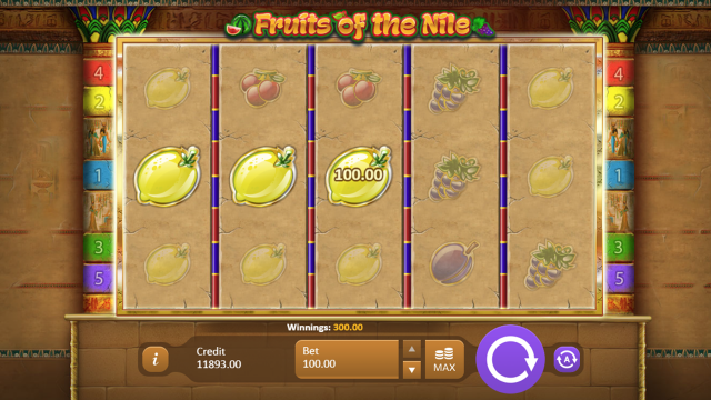 Игровой слот Fruits Of The Nile