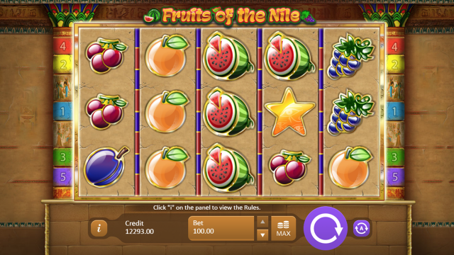 Игровой автомат Fruits Of The Nile