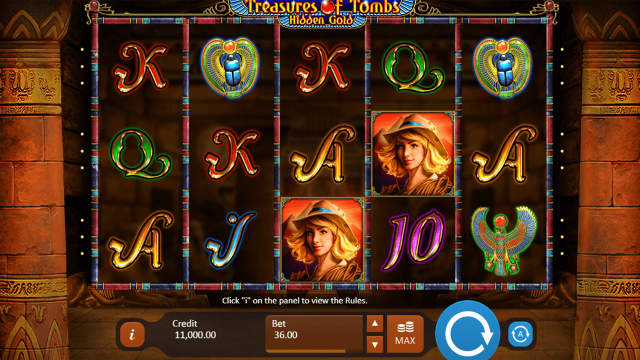 Популярный автомат Treasures Of Tombs: Hidden Gold
