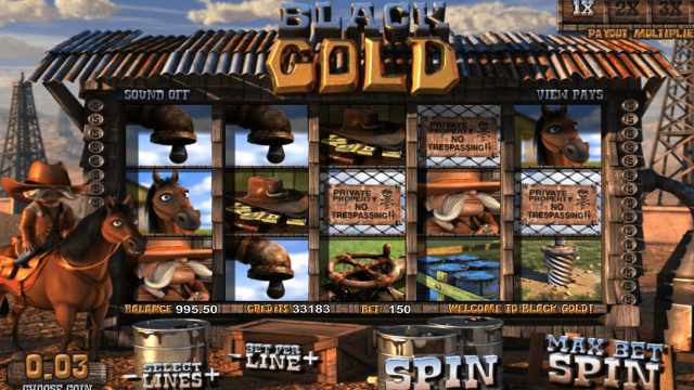 Онлайн слот Black Gold