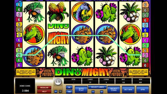 Онлайн слот Dino Might