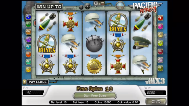 Игровой автомат Pacific Attack