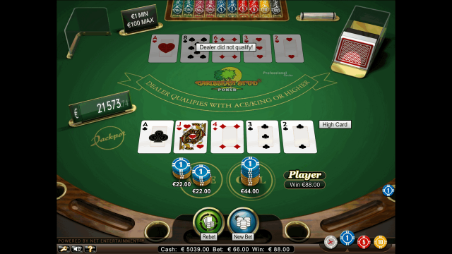 Игровой автомат Caribbean Stud Poker Professional Series