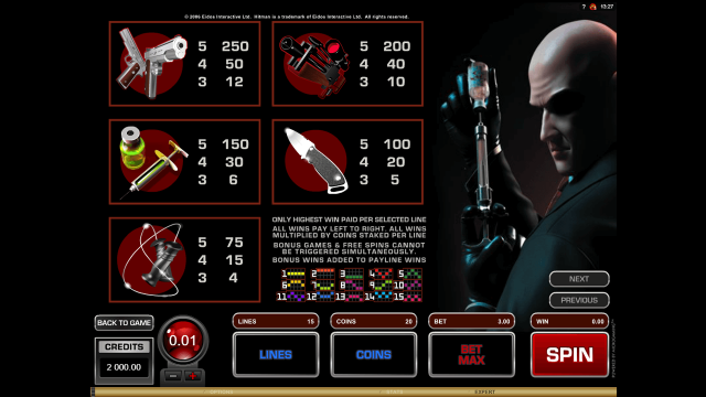 Игровой аппарат Hitman