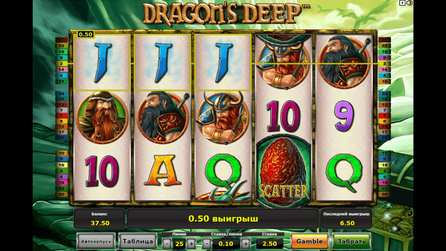 Онлайн автомат Dragon's Deep
