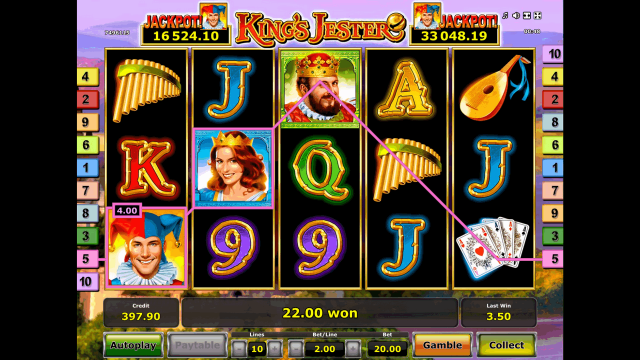 Игровой слот King's Jester