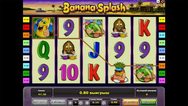 Онлайн автомат Banana Splash
