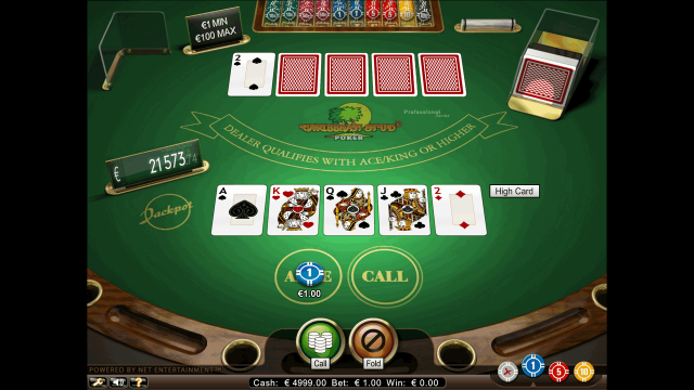 Популярный аппарат Caribbean Stud Poker Professional Series