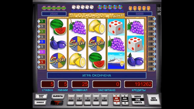 Популярный автомат Slot-O-Pol Deluxe