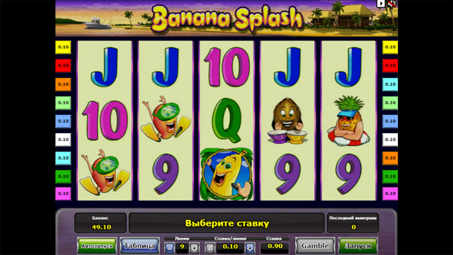 Игровой автомат Banana Splash