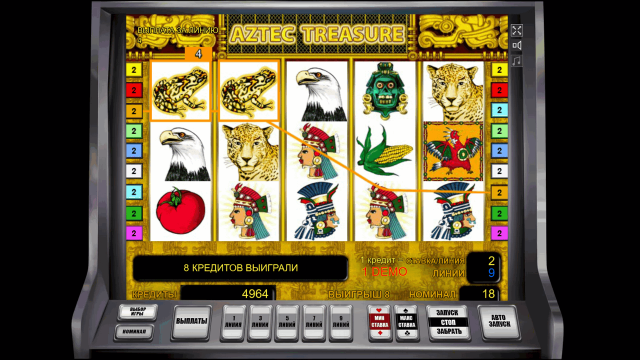 Популярный аппарат Aztec Treasure