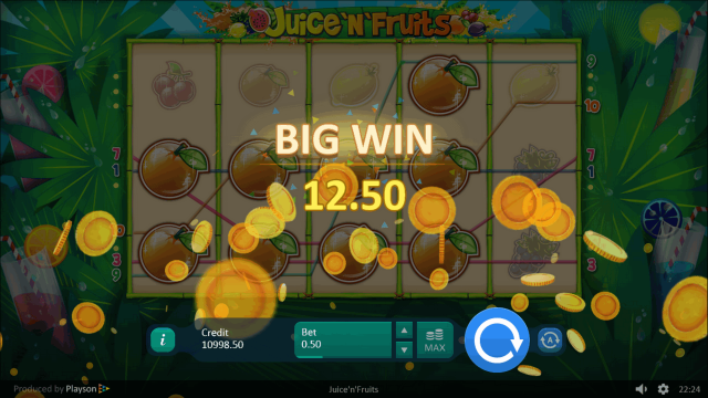 Игровой слот Juice 'N' Fruits