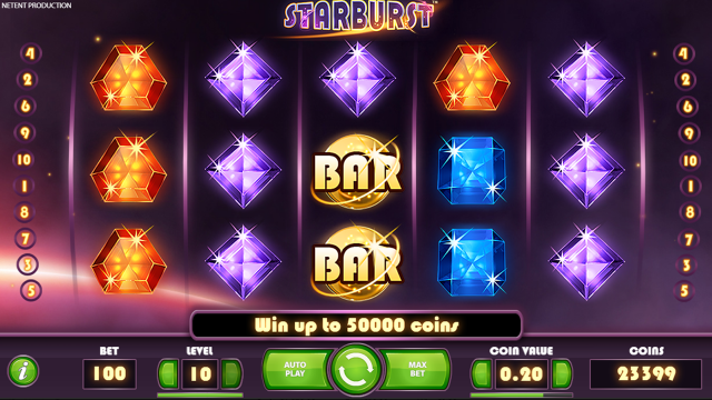 Онлайн автомат Starburst